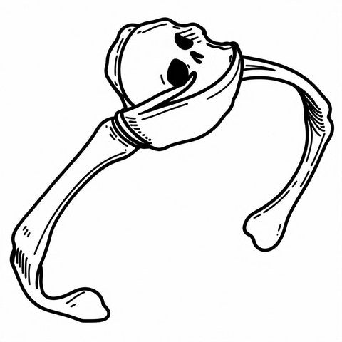 Skull Bangle Style B12
