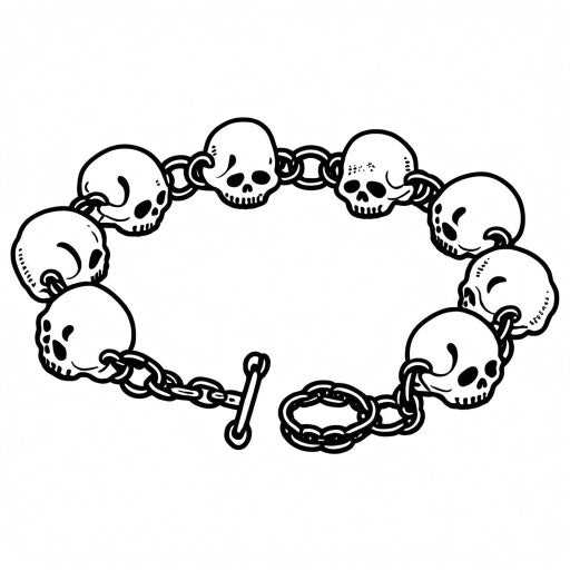 Skull Bracelet Style B7