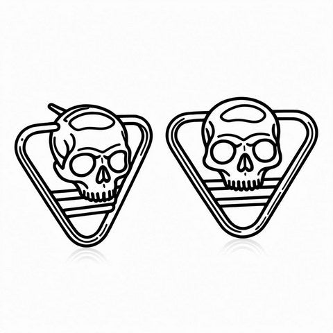 Skull Earrings Style E10