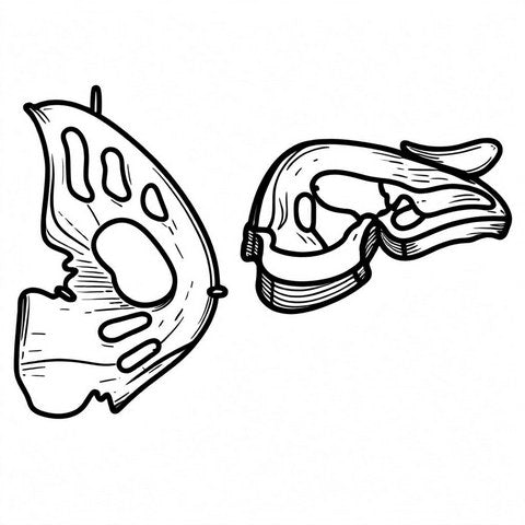 Skull Earrings Style E11