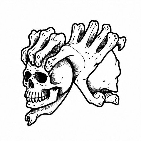 Skull Earrings Style E17