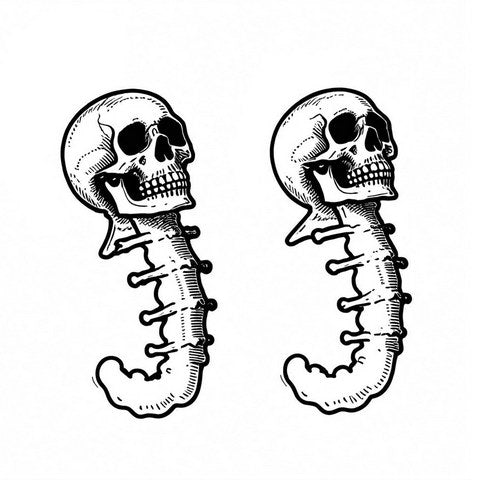 Skull Earrings Style E18