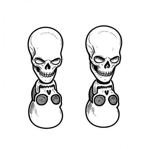 Skull Earrings Style E19