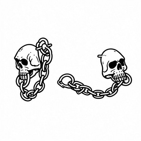 Skull Earrings Style E3