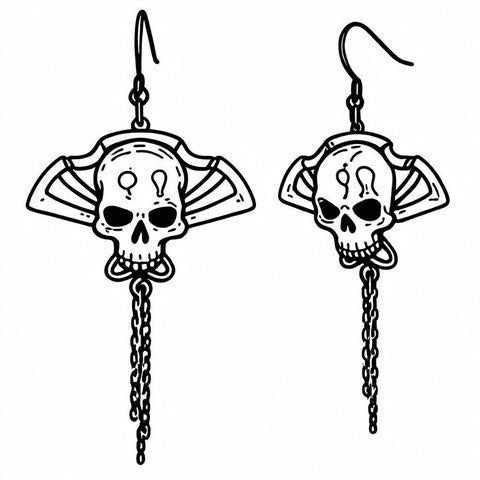 Skull Earrings Style E5