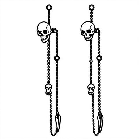 Skull Earrings Style E6