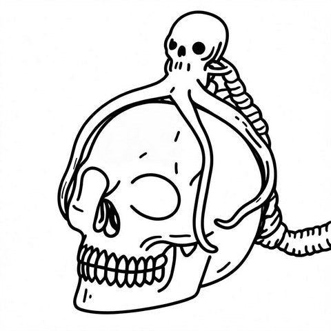 Skull Pendant Style P11