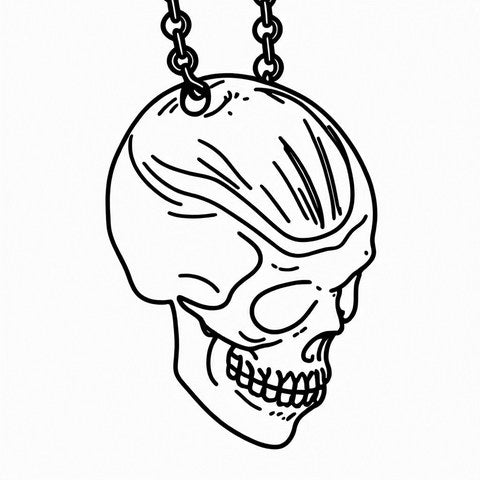 Skull Pendant Style P15
