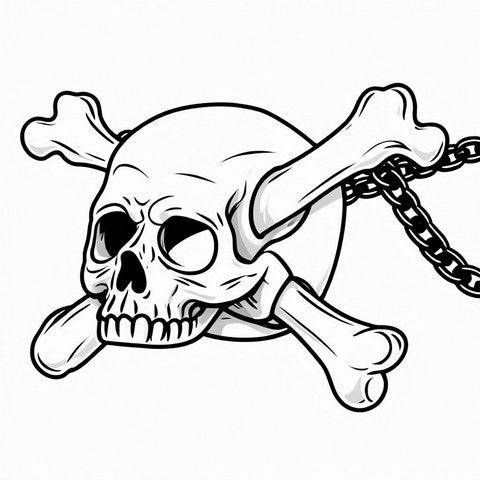 Skull Pendant Style P23