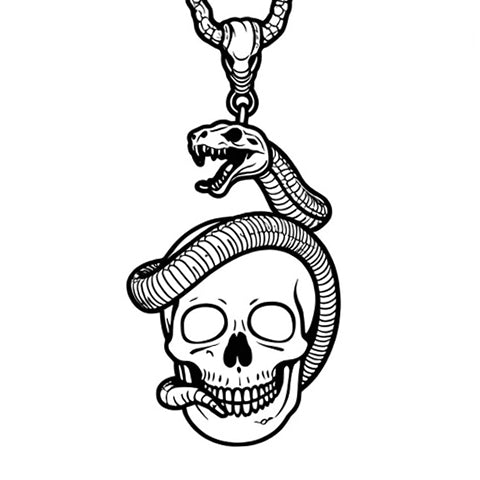 Skull Pendant Style P29