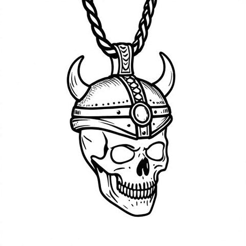 Skull Pendant Style P30