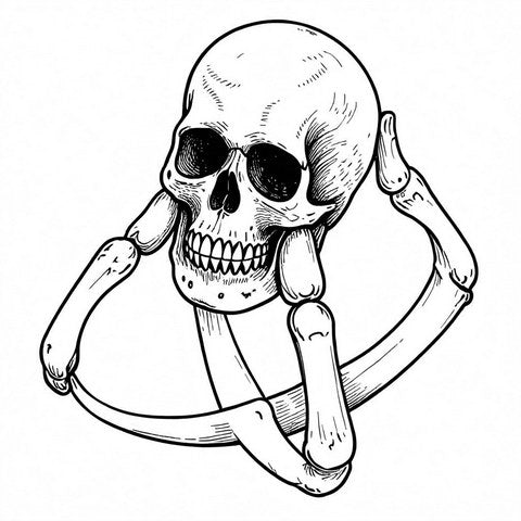 Skull Ring Style R11