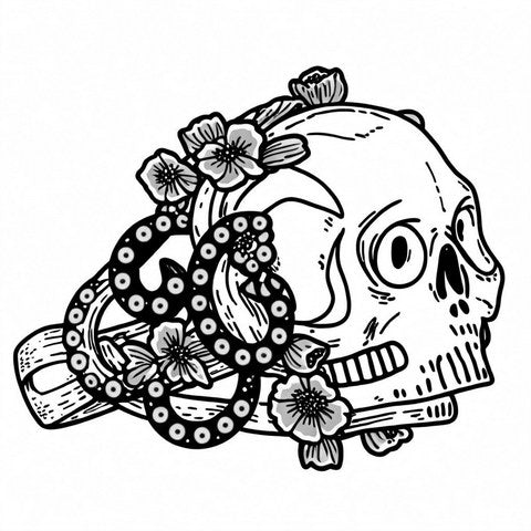 Skull Ring Style R12