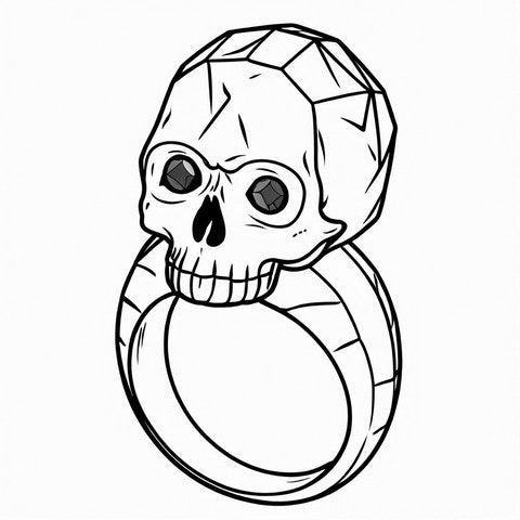 Skull Ring Style R19
