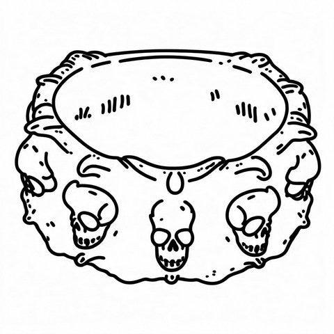 Skull Ring Style R5