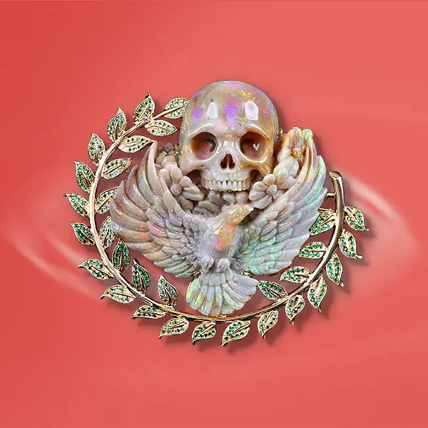 Skull Brooches