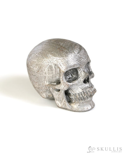 1.1’’ Sweden Meteorite Carved Gem Skull Skullis Super Realistic - 9500250 Tiny Gemstone Skull