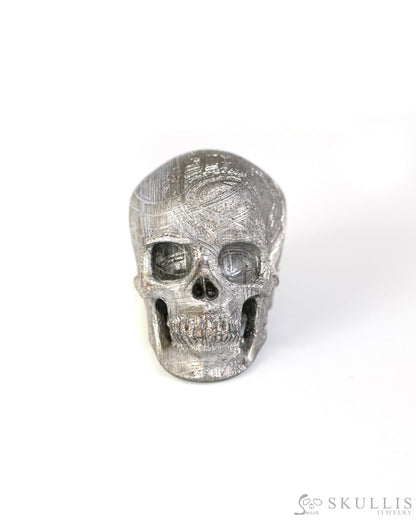 1.1’’ Sweden Meteorite Carved Gem Skull Skullis Super Realistic - 9500250 Tiny Gemstone Skull