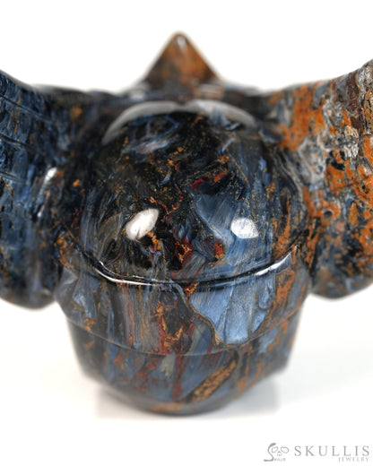 1.9’’ Pietersite Hand Carved Guardian Crystal Skull Sculpture Crystal Healing - Y9900358 - Tiny Gemstone Skull