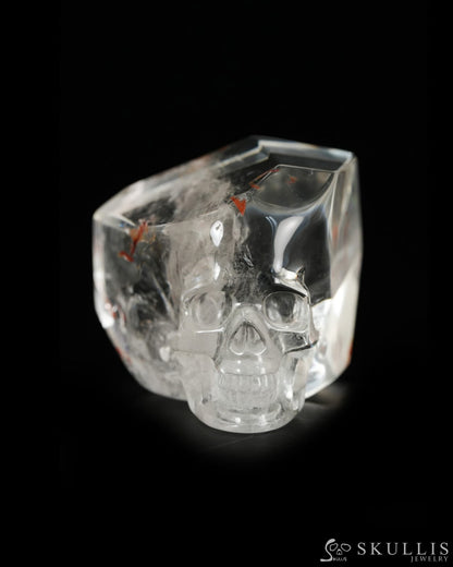 2.2’’ Quartz Rock Crystal Hand Carved Crystal Skull Sculpture Crystal Healing - 9900528 - Tiny Gemstone Skull