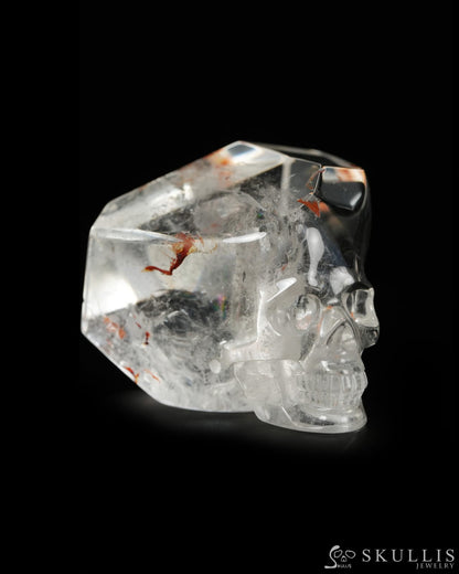 2.2’’ Quartz Rock Crystal Hand Carved Crystal Skull Sculpture Crystal Healing - 9900528 - Tiny Gemstone Skull