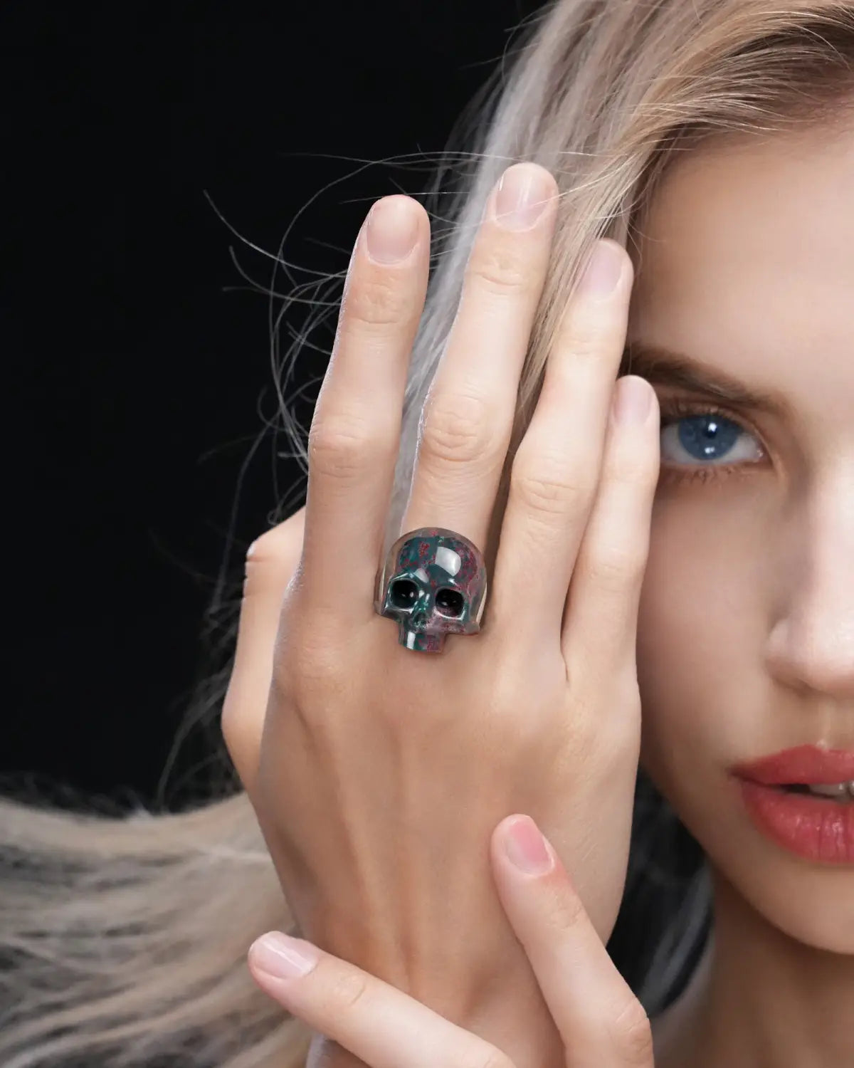 Signature Gem Skull Rings