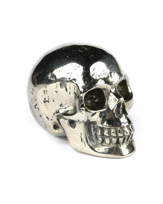 Gem Skull of Pyrite Carved Skull, Realistic