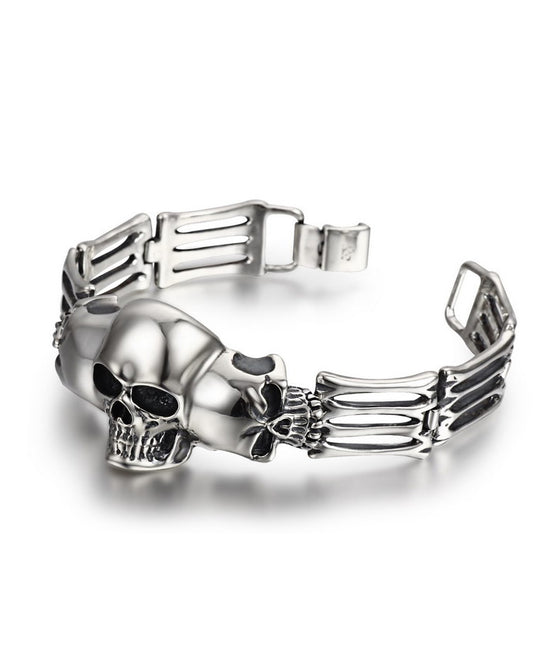 925 Sterling Silver Skull Bracelet