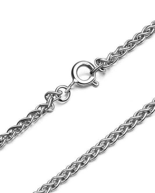 Chopin Chain with Bayonet Clasp in Sterling Silver