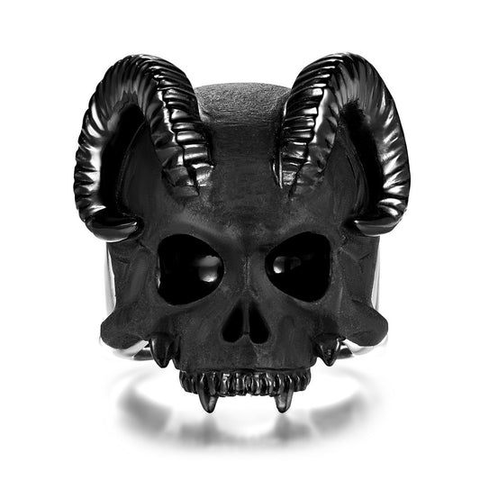 Black Obsidian Beast Ring