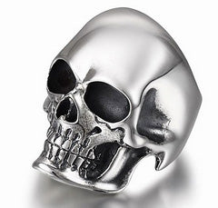 The Master - Oxidized & 925 Sterling Silver Skull Ring, for Women & Men