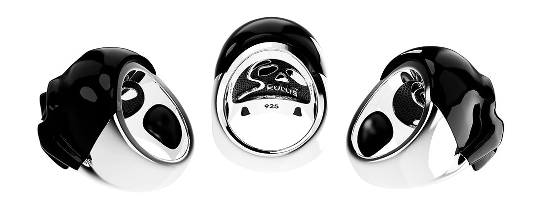 Signature Gem Skull Rings