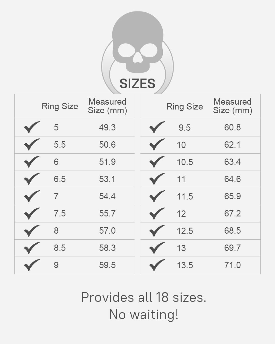 Signature Gem Skull Rings