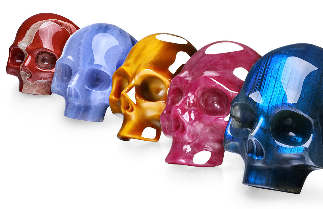 Signature Gem Skull Rings