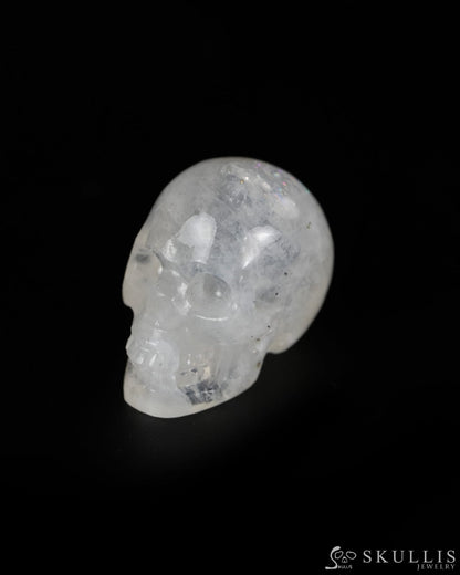 Flash 0.6’’ Moonstone Carved Gem Skull Skullis Realistic - 9900593 - Tiny Gemstone Skull