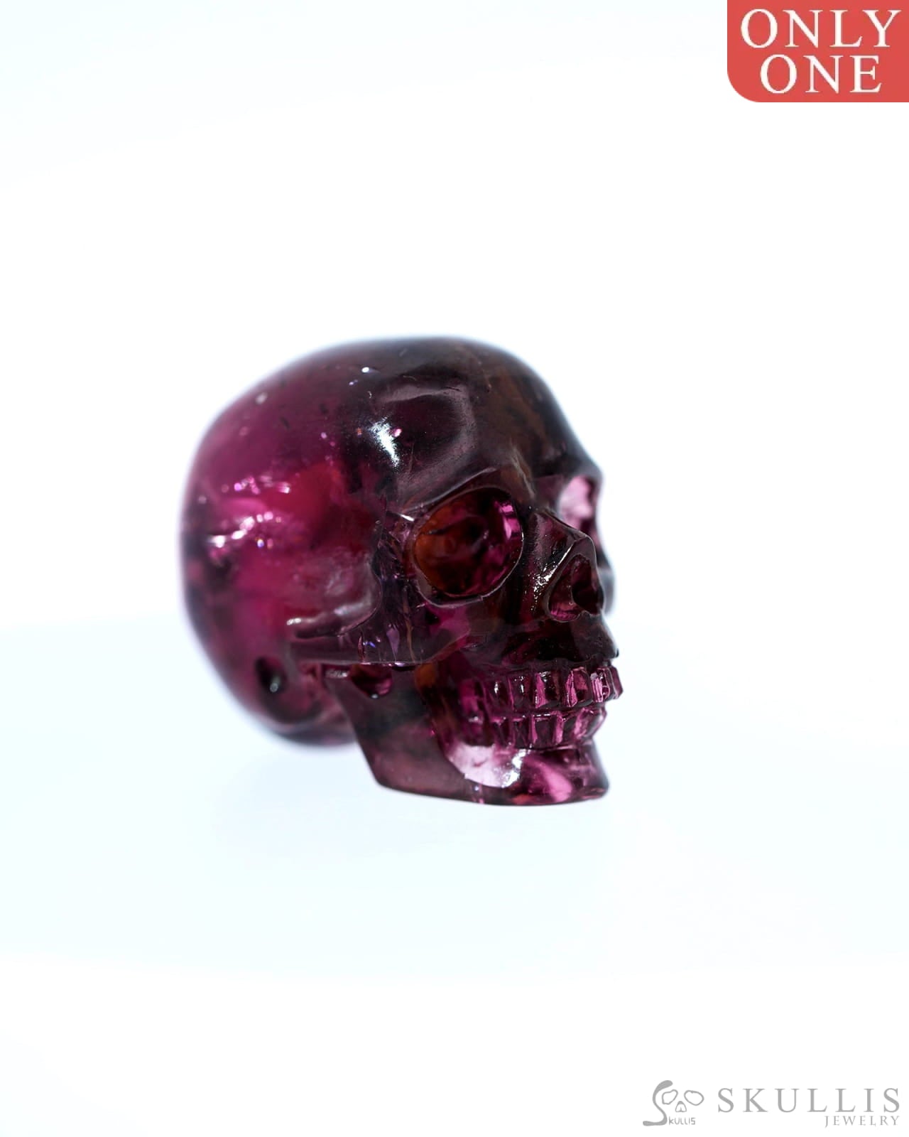 0.7’’ Xxx Carved Gem Skull Skullis Realistic - 0800010 Tiny Gemstone