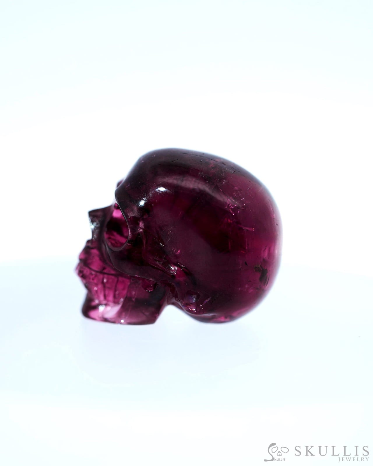 0.7’’ Xxx Carved Gem Skull Skullis Realistic - 0800010 Tiny Gemstone