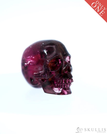 0.7’’ Xxx Carved Gem Skull Skullis Realistic - 0800010 Tiny Gemstone