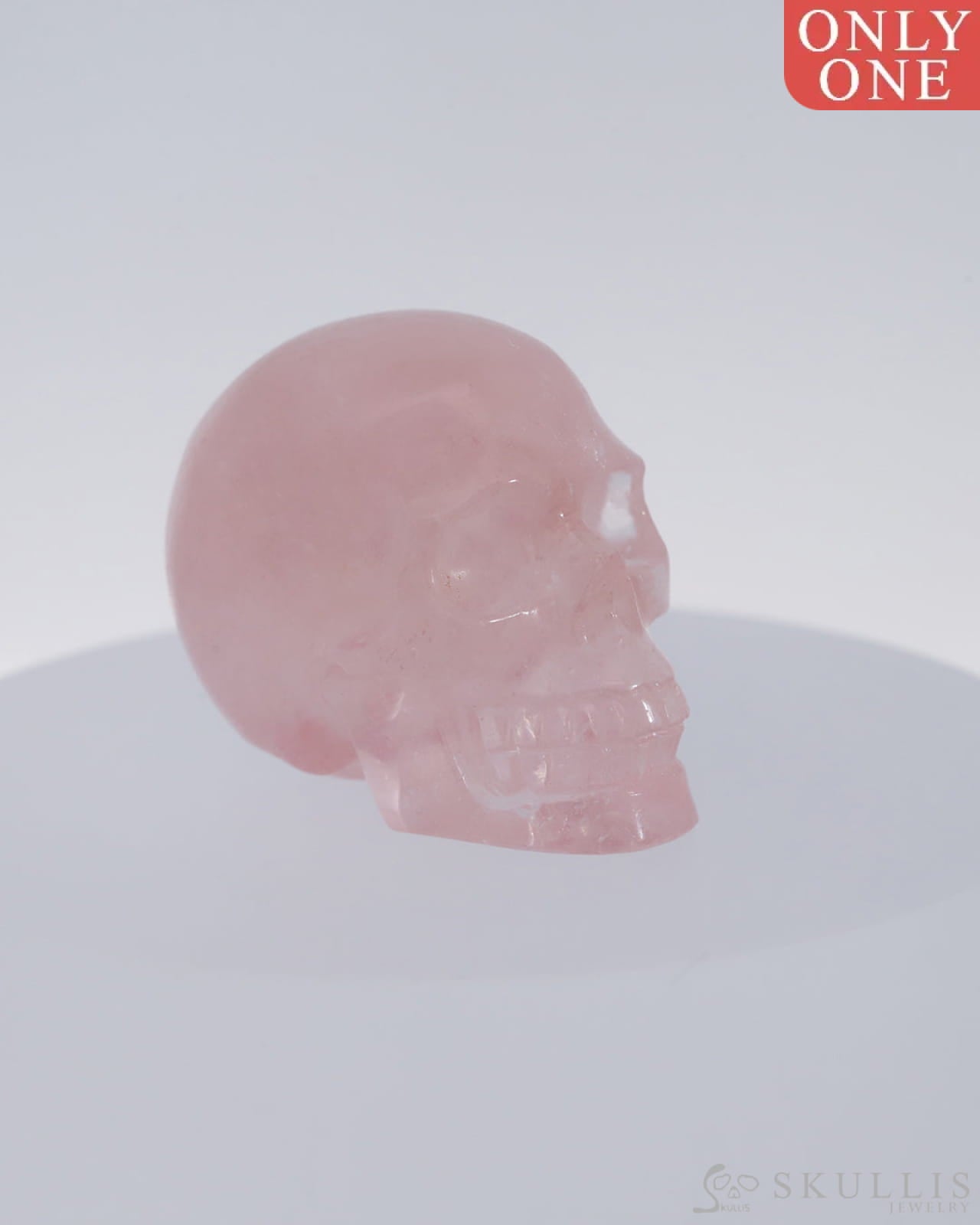 Gem Skull Of Fluorite Carved Realistic Tiny Gemstone