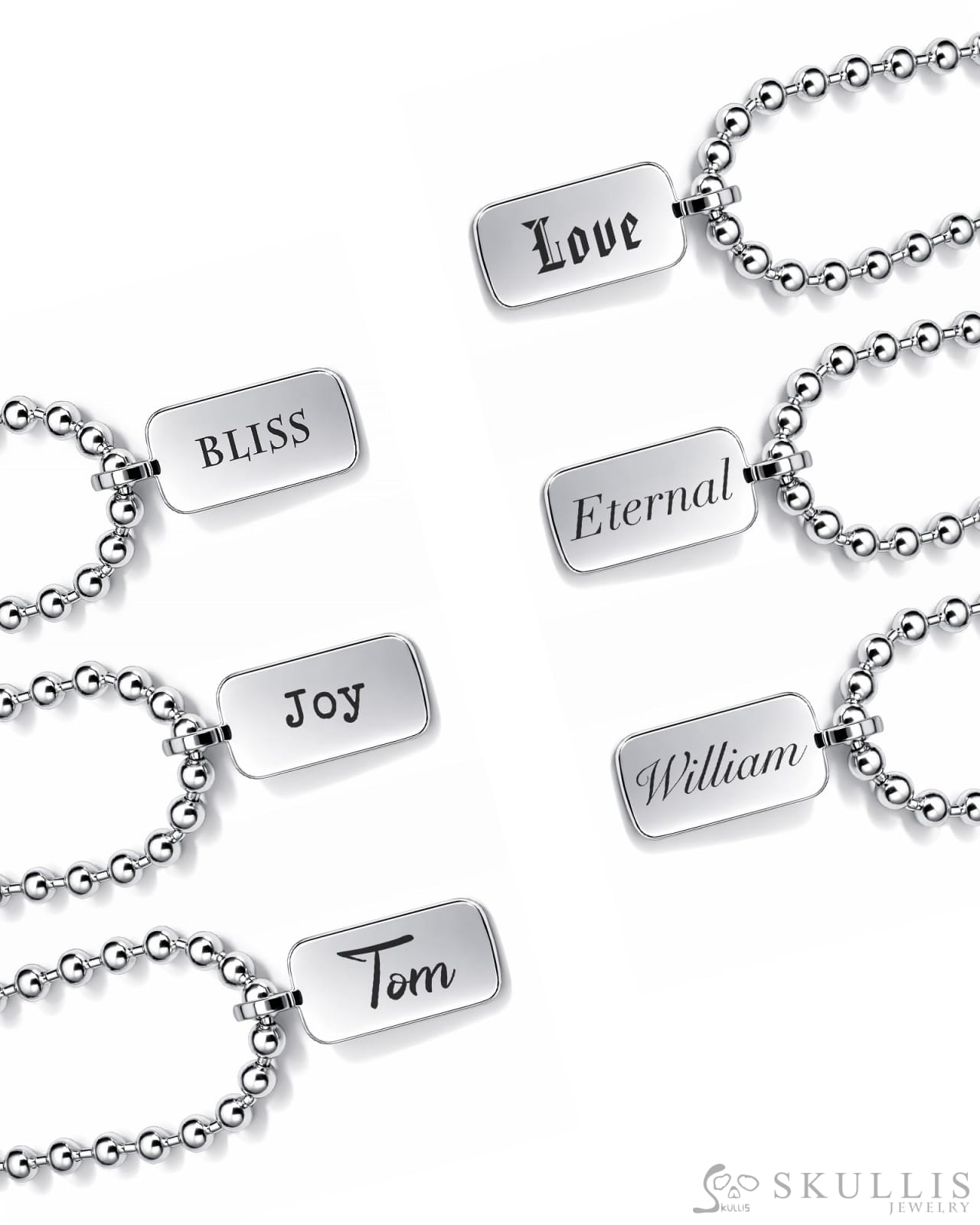 Skullis Personalization Fonts Accessories
