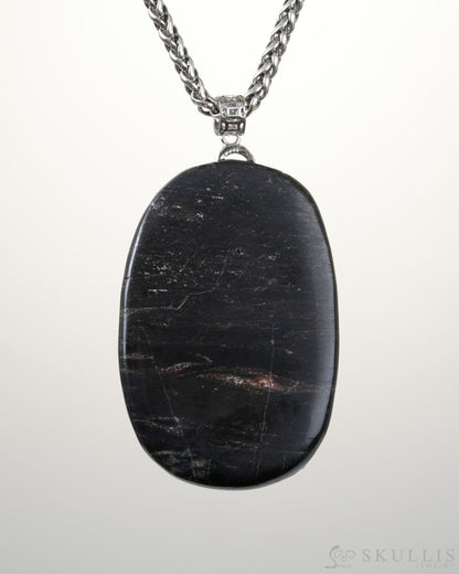 Skullis Signature Spiderweb Turquoise Gem Indian Skull Pendant or Necklace Hand Carved Sterling Silver 925 Chain for