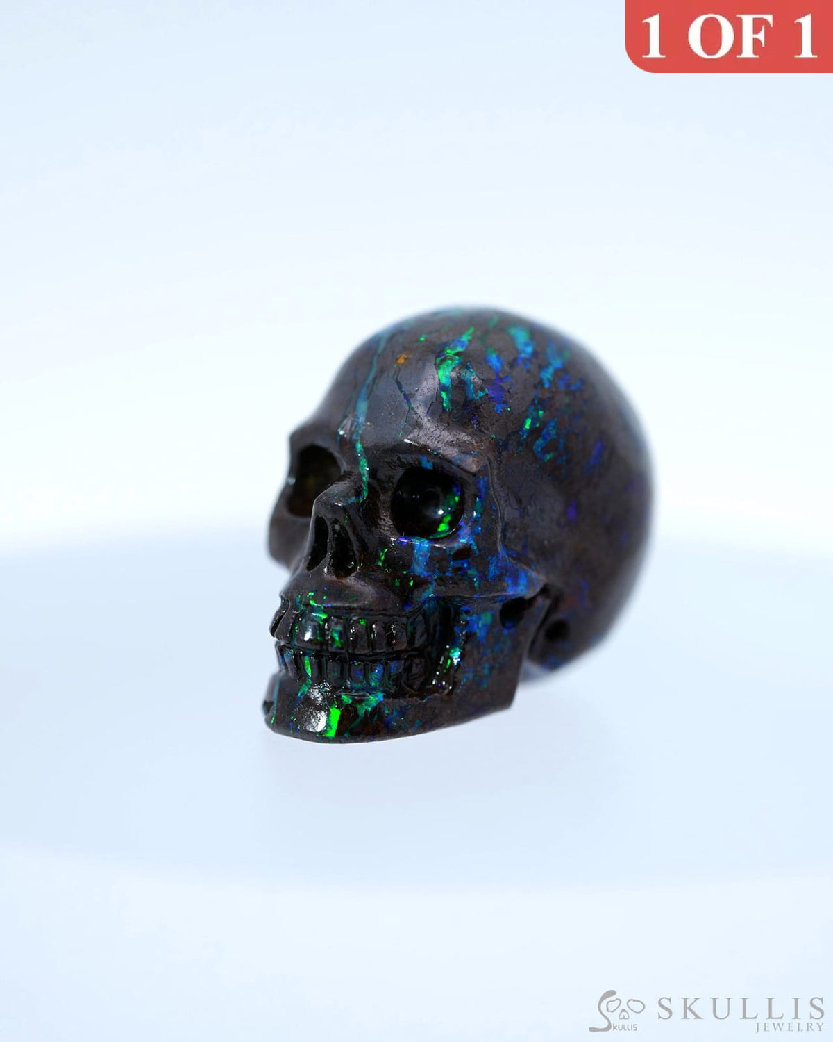 0.7’’ Xxx Carved Gem Skull Skullis Realistic - 0800012 Tiny Gemstone
