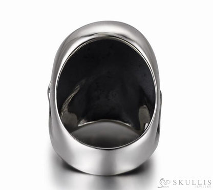 The Master - Oxidized & 925 Sterling Silver Skull Ring for Women & Men - Skull Rings