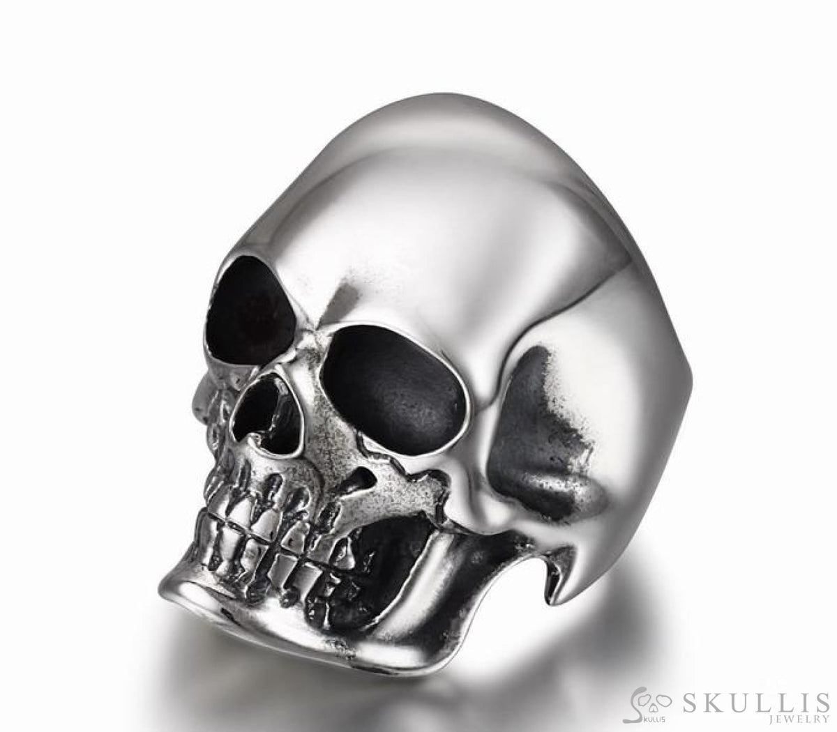 The Master - Oxidized & 925 Sterling Silver Skull Ring for Women & Men - Skull Rings