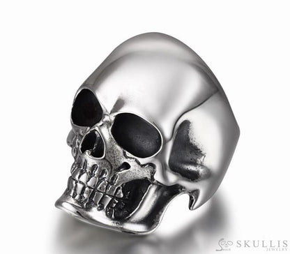 The Master - Oxidized & 925 Sterling Silver Skull Ring for Women & Men - Skull Rings