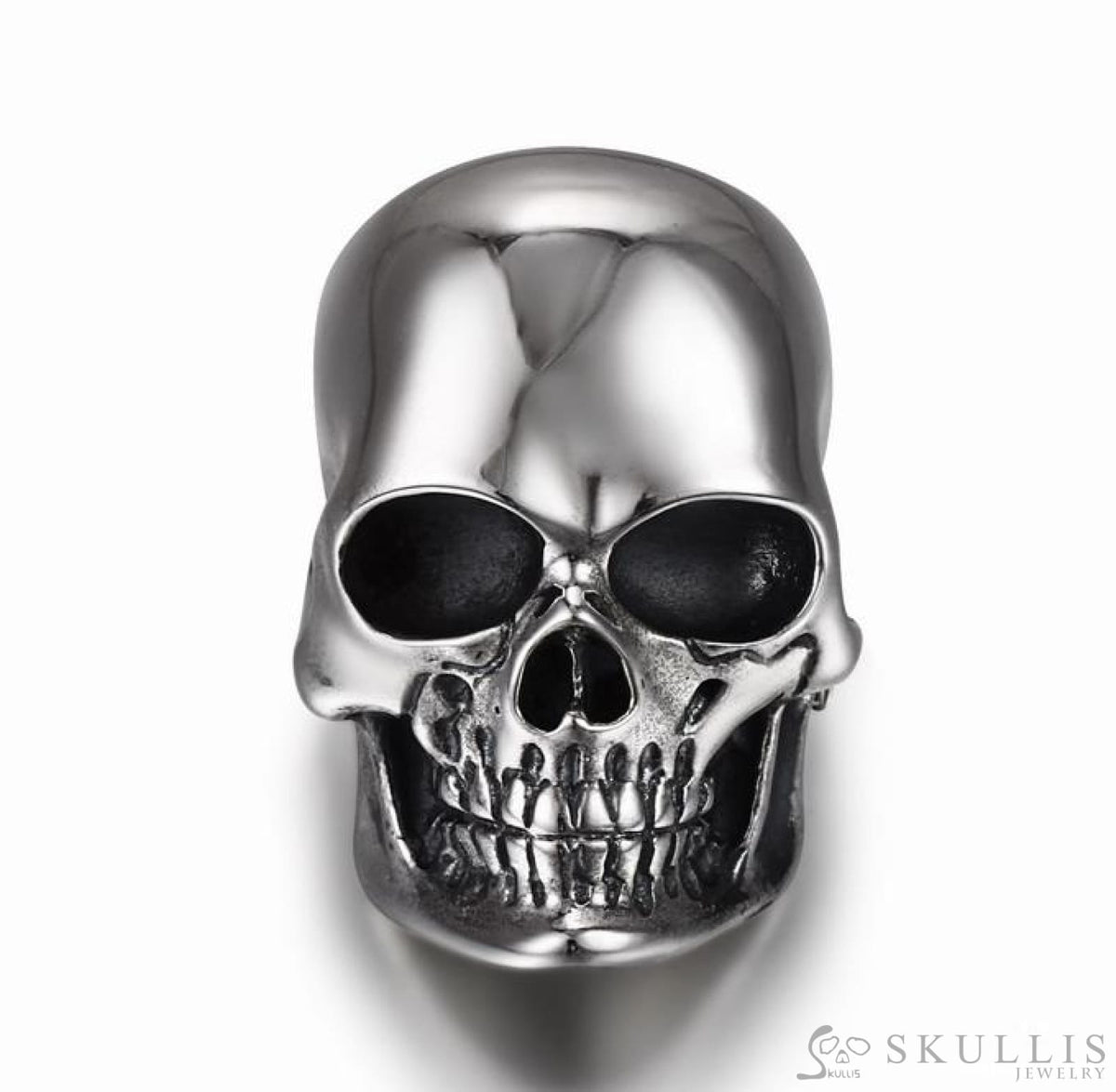 The Master - Oxidized & 925 Sterling Silver Skull Ring for Women & Men - Skull Rings